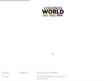 Tablet Screenshot of leggingsworld.com